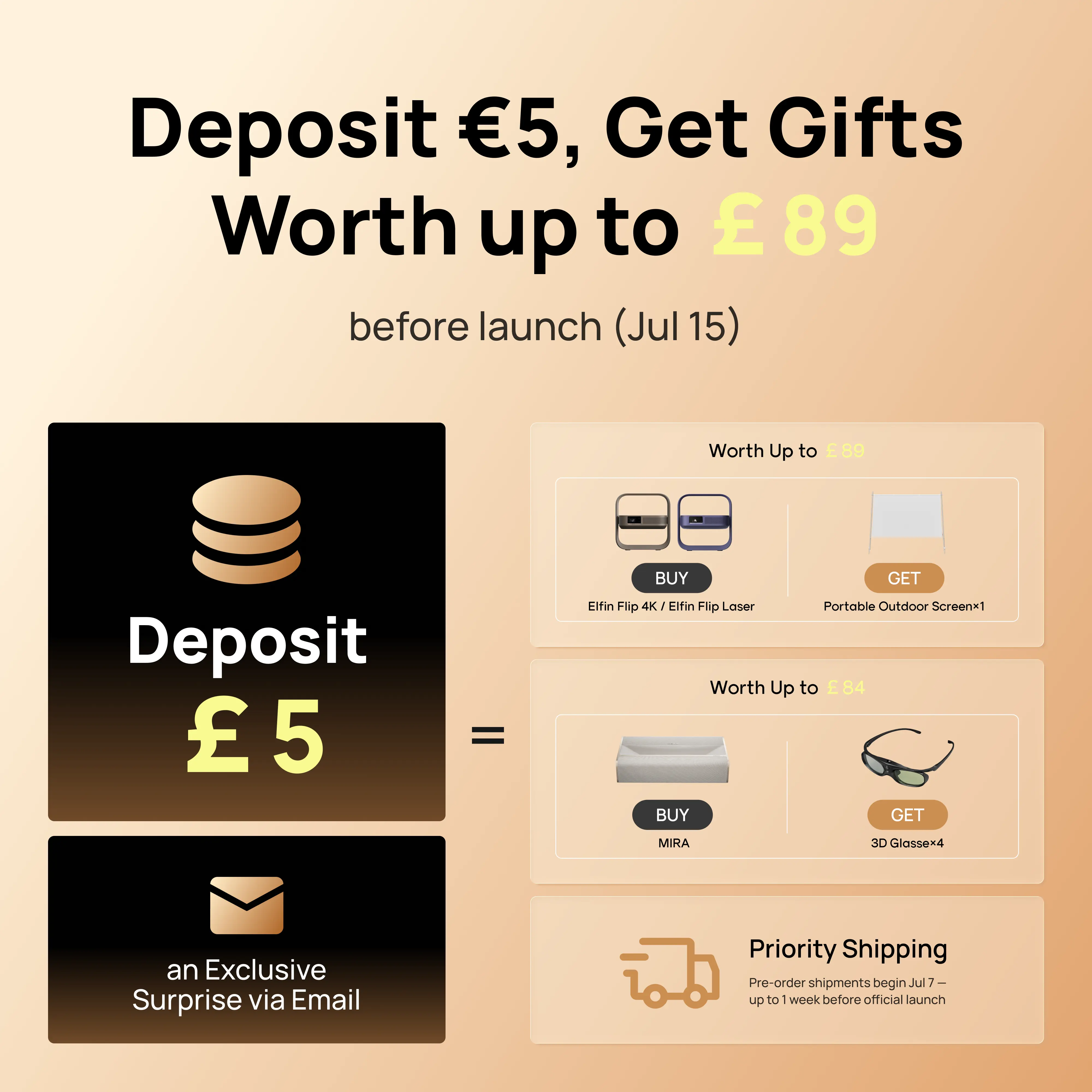 Elfin Flip Series & Mira - Deposit Reservation