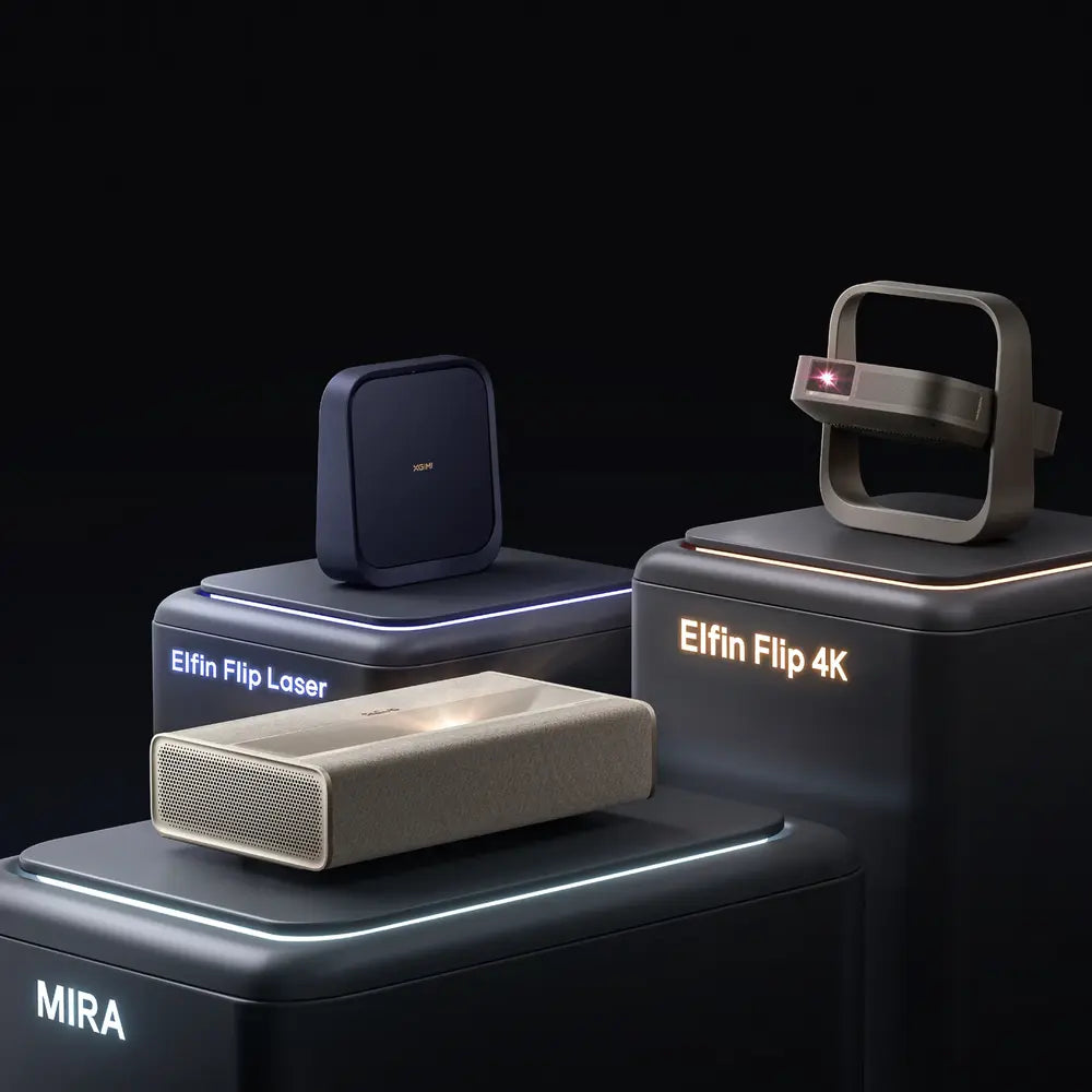 Three XGIMI 2026 New Projectors Launched: Elfin Flip 4K, Elfin Flip Laser, and MIRA