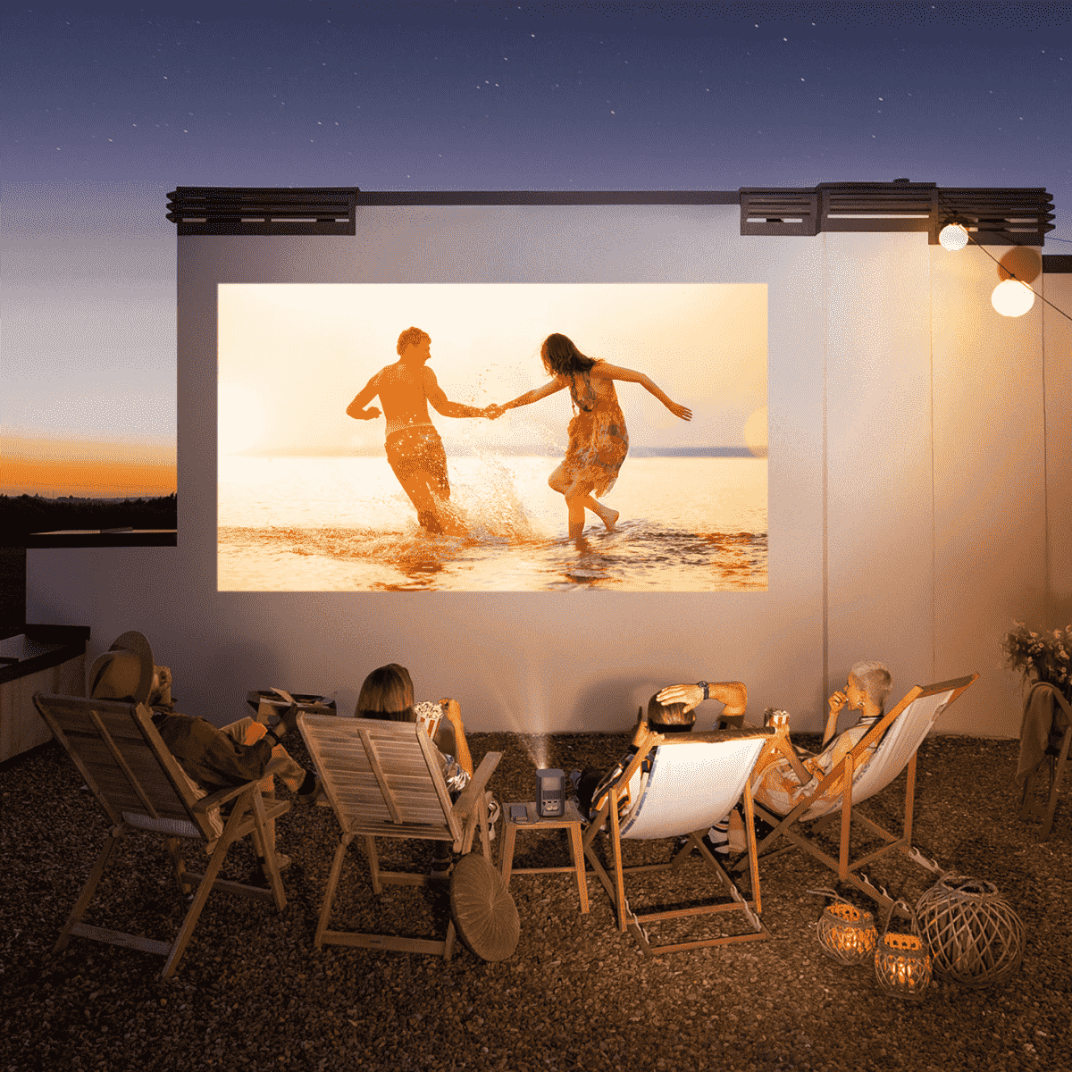 Four Benefits to Have a Bluetooth Outdoor Movie Projector for Summer Nights