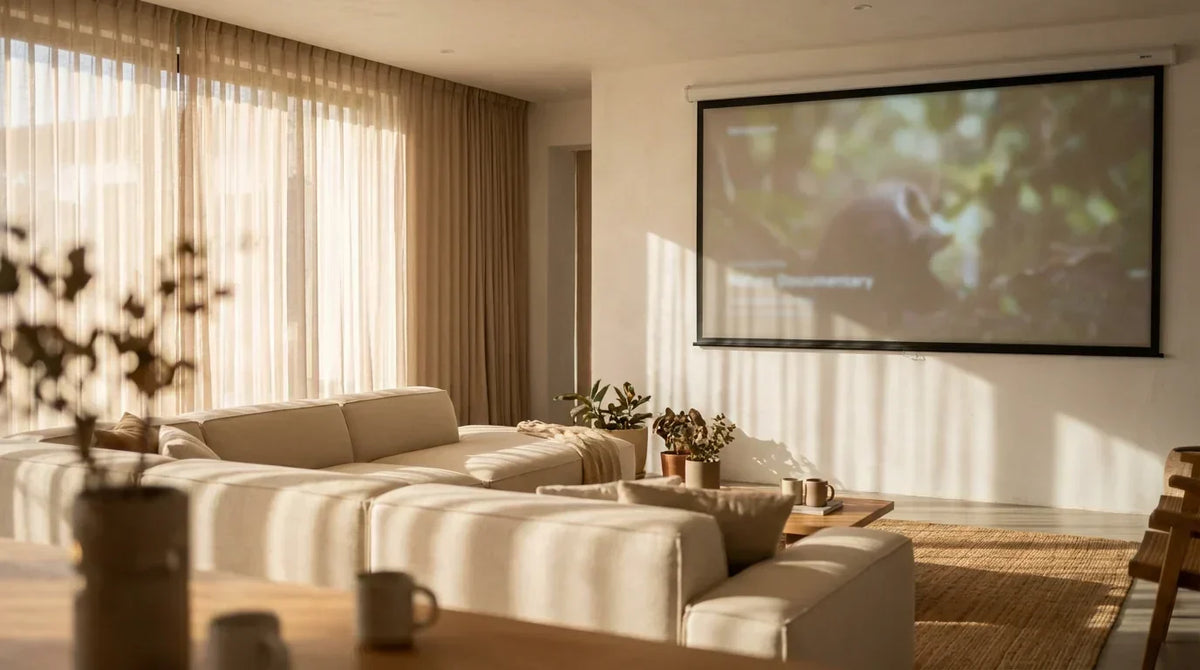 How to Set Up a Projector for Daytime Viewing?