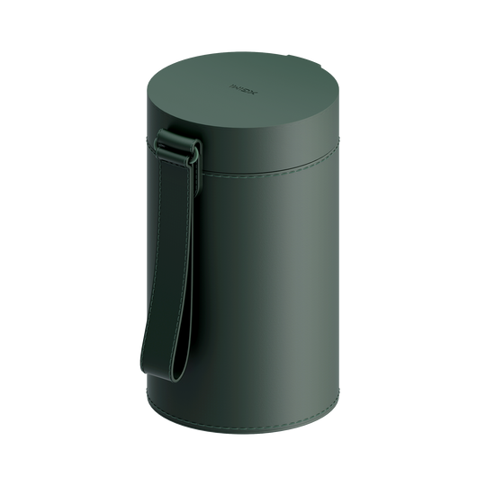 XGIMI Carrying Case has the color of forest green. It can store and protect the MoGo 3 Pro outdoor projector and its remote control.
