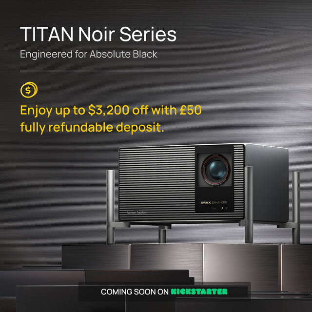 XGIMI TITAN Noir Series 4K Projectors: £50 for Deposit Reservation