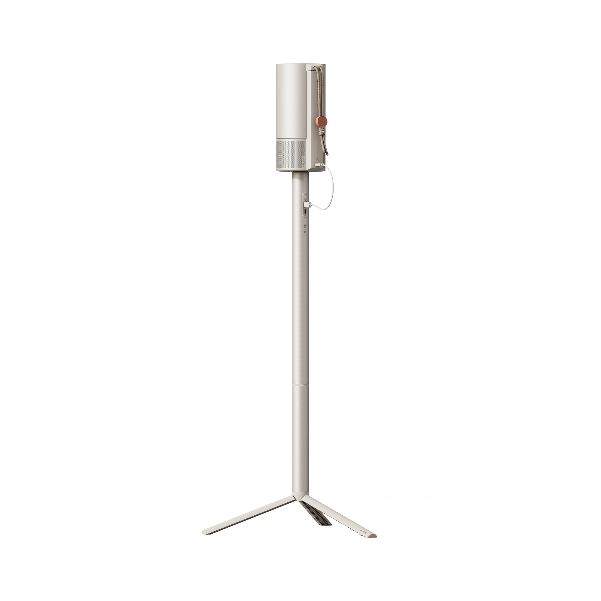 XGIMI PowerBase Stand is specially made for the MoGo 3 Pro portable projector. This set up is ideal to be put in your living room, conference room, classroom, etc.